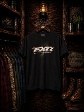 FXR Men’s Medium and Large NWOT Factory Sponsorship T-Shirt Black